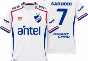 Camiseta de Nacional 2da Alternativa Blanca (Réplica)