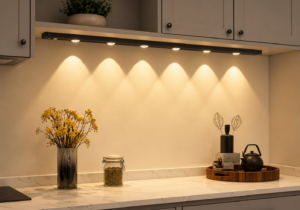 Luz Led Barra Regleta Bajo Mesada Efecto Colina Sensor De Movimiento 3 Modos y 3 Colores - 80cm