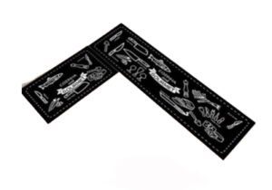 Set De Alfombras de Cocina 2 Piezas 120x50 80x50cm