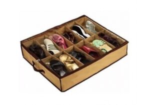 Zapatera Bajo Cama 12 Pares Zapatos Organizador