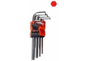 Juego De Llaves Allen Grandes 9pcs Acero 1,5 A 10mm